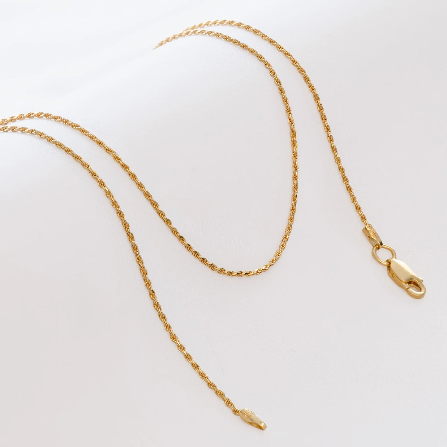 Cadena Lazito IT 1mm 65cms Oro laminado