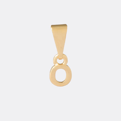 Dije Letra Oro laminado