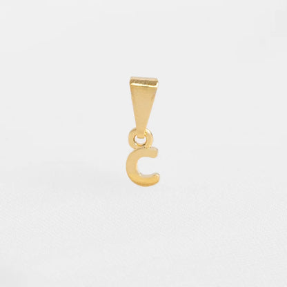 Dije Letra Oro laminado