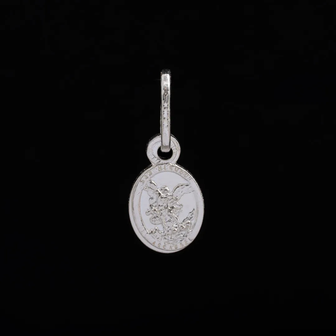Dije Mini San Miguel Arcangel XS 0.8cms Plata ley 925