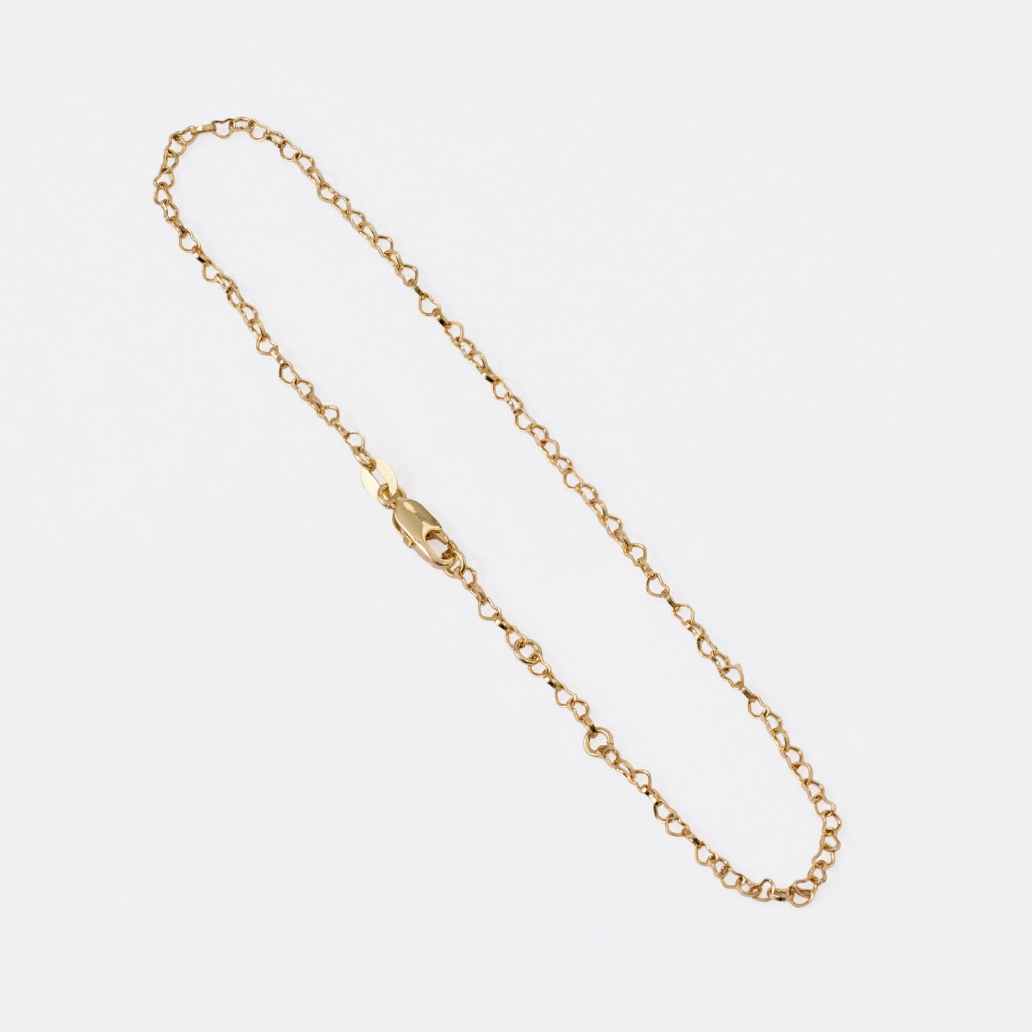 Tobillera Coeur Oro laminado
