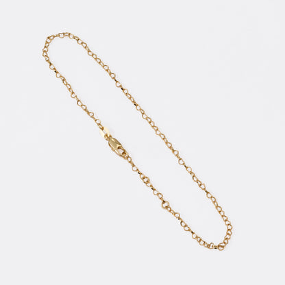 Tobillera Coeur Oro laminado