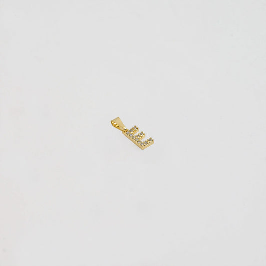 Dije Letra Oro laminado