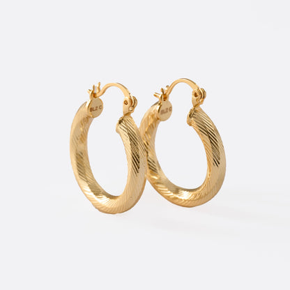 Arete For Love Oro laminado