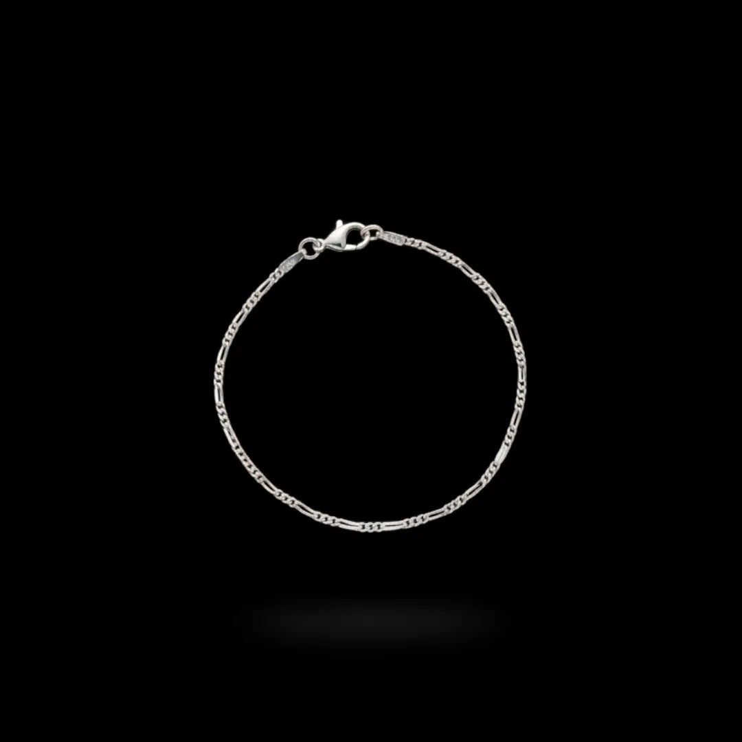 Pulsera 3*1 1.4mm 16cm Plata ley 925