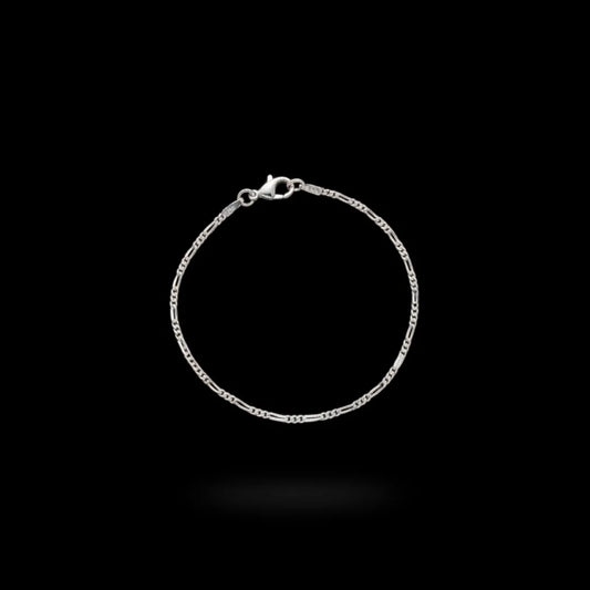Pulsera 3*1 1.4mm 16cm Plata ley 925