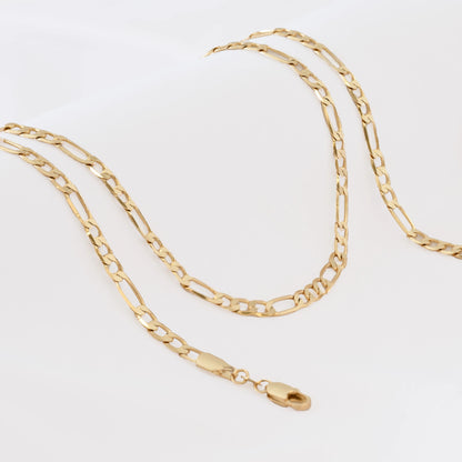 Cadena 3*1 4mm 65cms Oro laminado