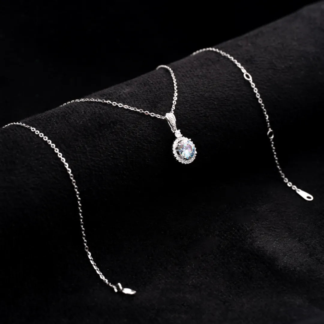 Gargantilla Halo Boreal MT 45cms Plata ley 925