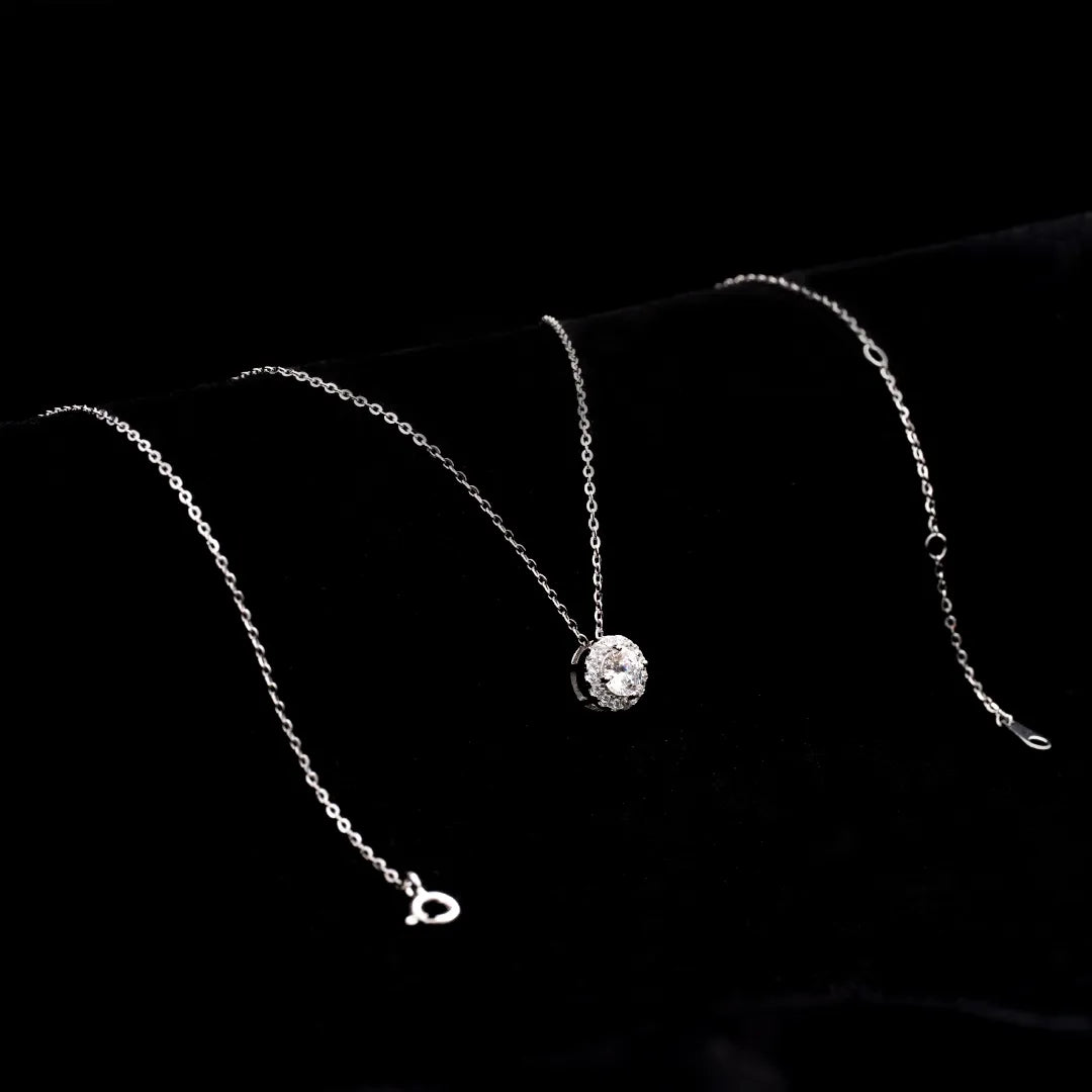 Gargantilla Lumiere Halo MT 45cms Plata ley 925