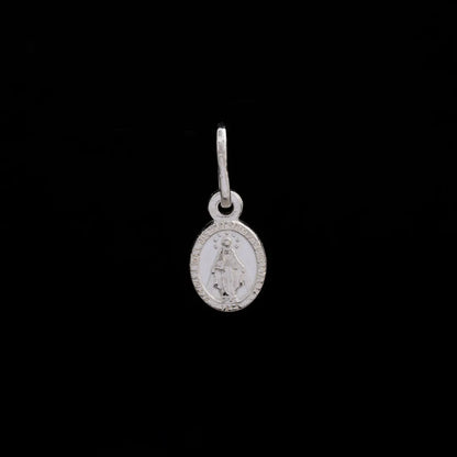 Dije Mini Milagrosa XS 0.8cms Plata ley 925
