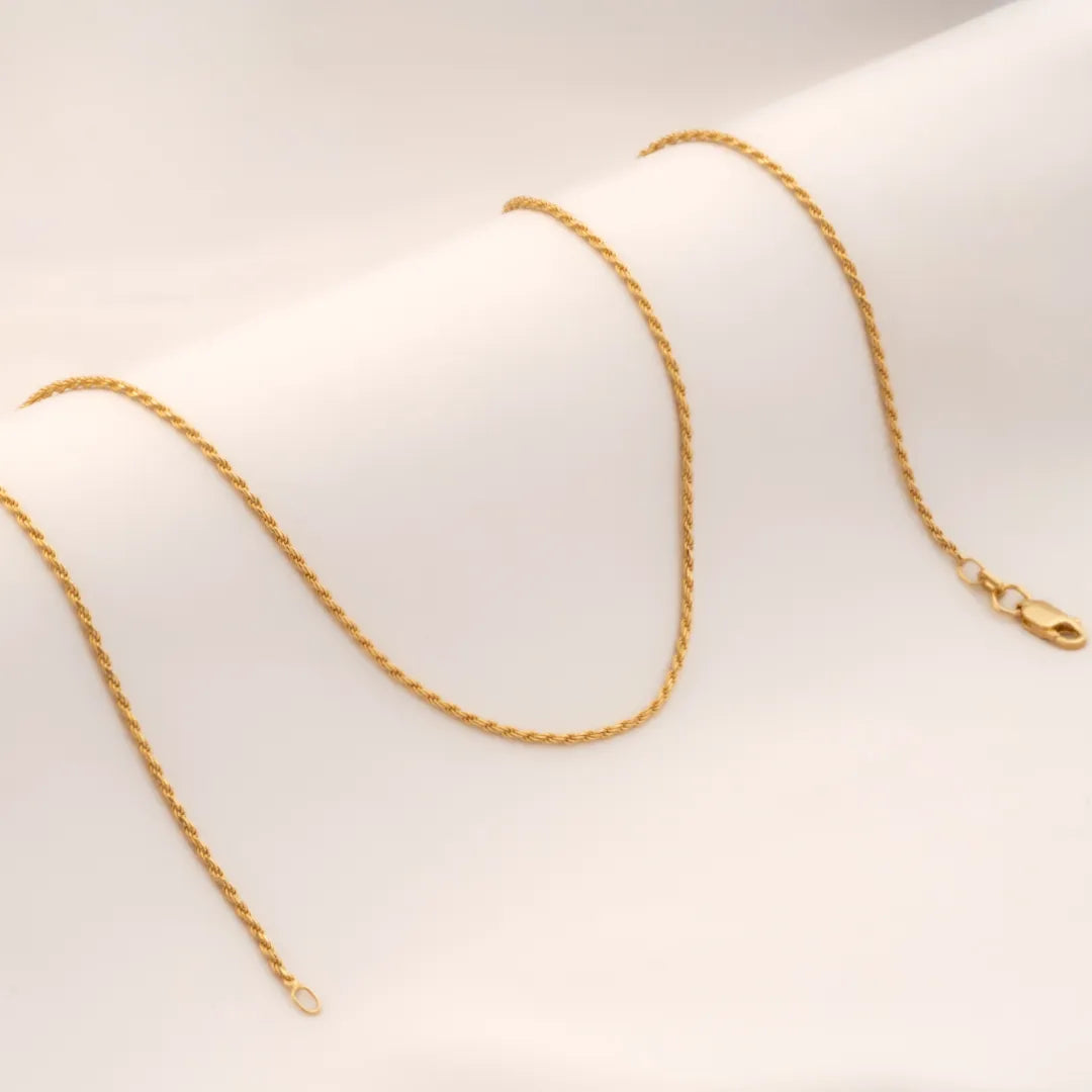 Cadena Lazito IT 1.3mm 45cm Oro laminado