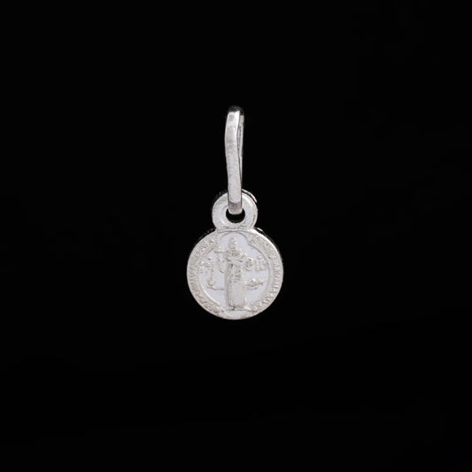 Dije Mini San Benito XS 0.8cms Plata ley 925