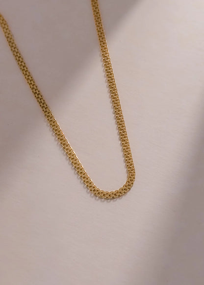 Cadena China IT 3mm 65cms Oro laminado