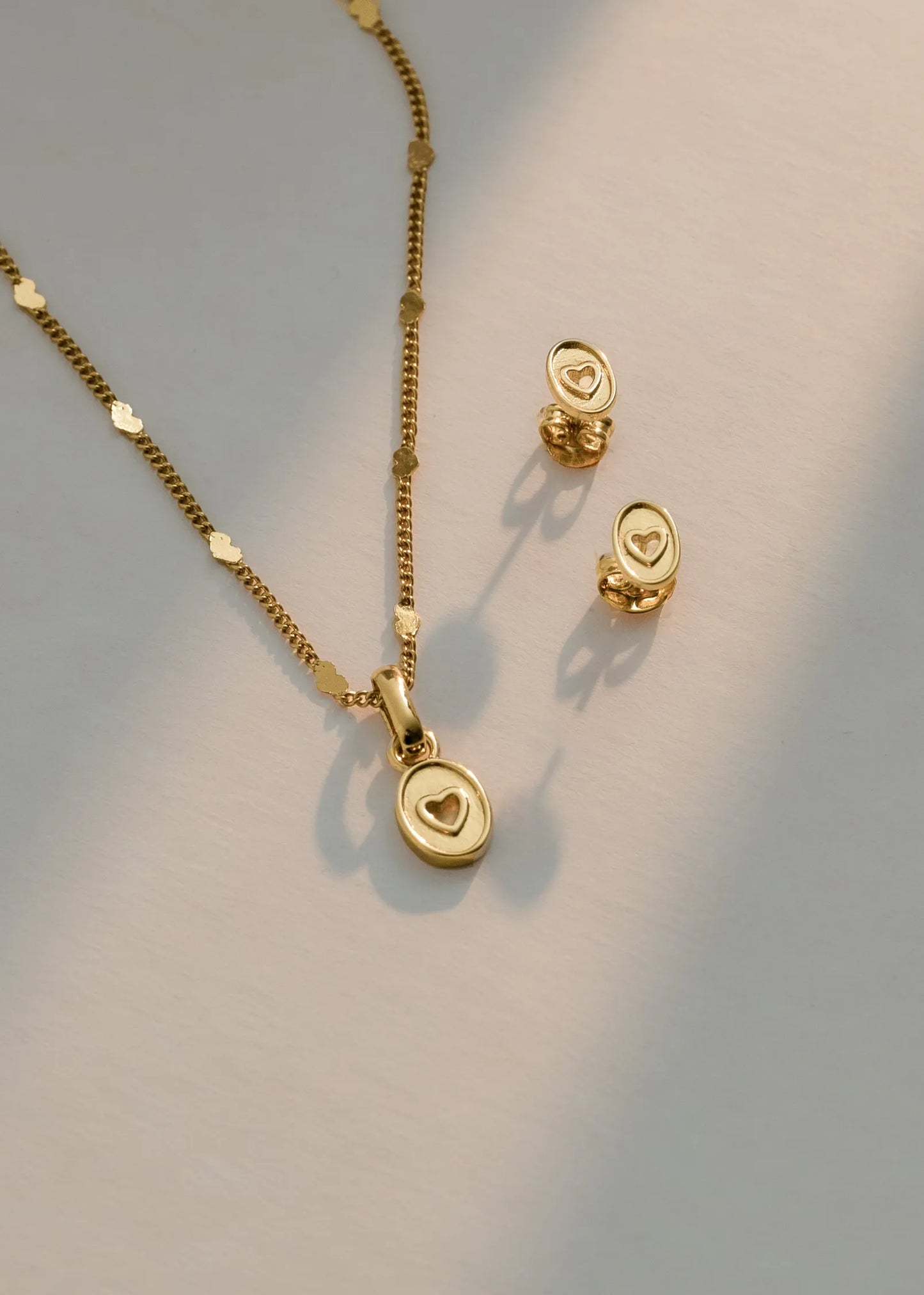 Conjunto Golden Love Oro laminado