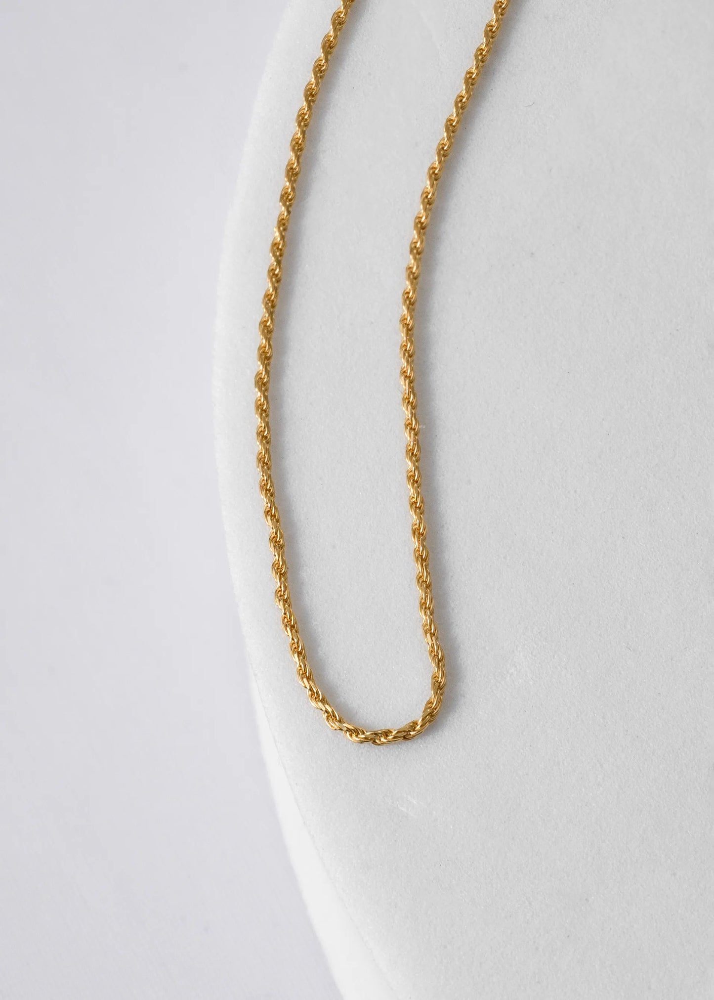 Cadena Lazito IT 1mm 65cms Oro laminado
