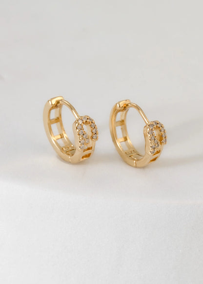 Arete Candonga Clip Oro laminado