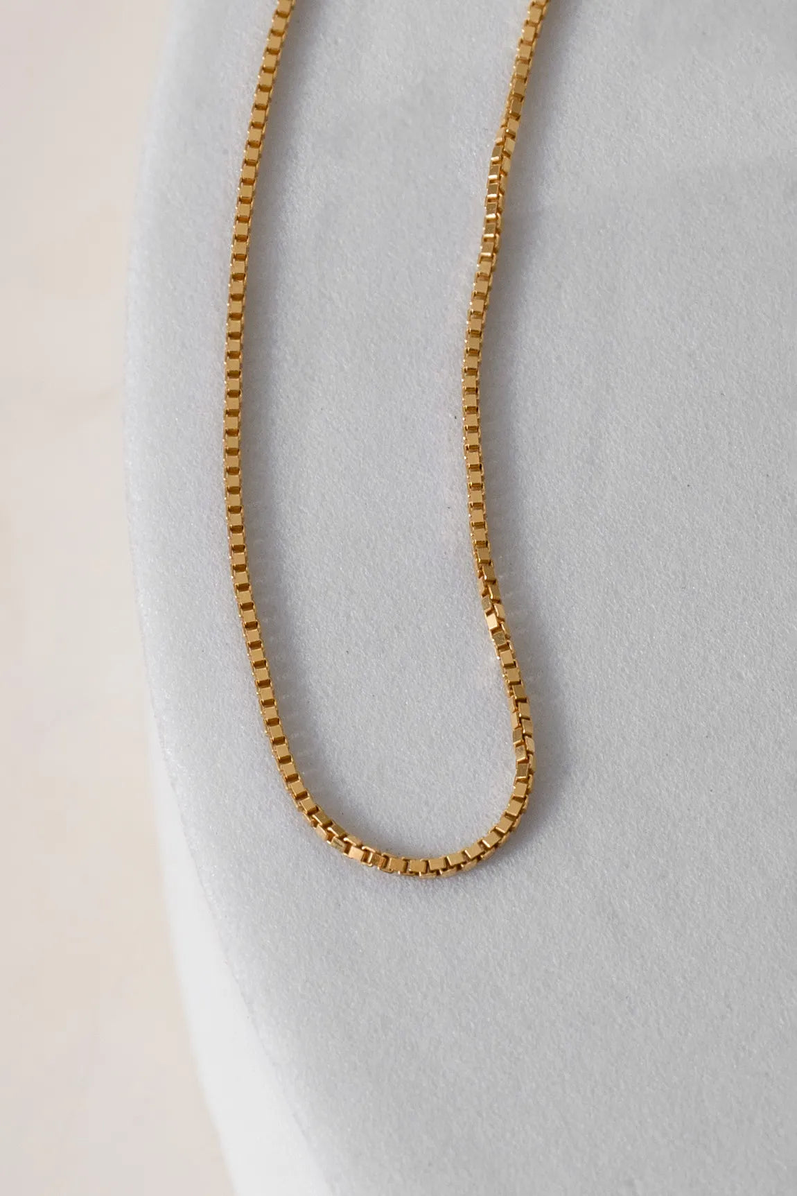 Cadena Veneciana IT 0.7mm 45cms Oro laminado