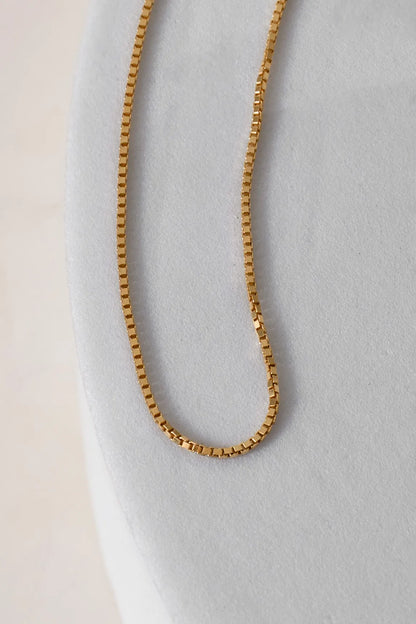 Cadena Veneciana IT 0.7mm 45cms Oro laminado
