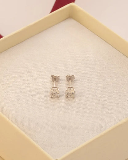 Arete Topo Crystal Bold 5mm Plata ley 925