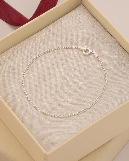 Pulsera 3*1 1.4mm 16cm Plata ley 925