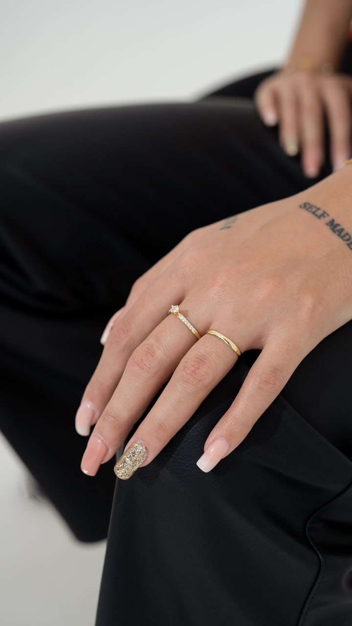Anillo Alianza Oro laminado